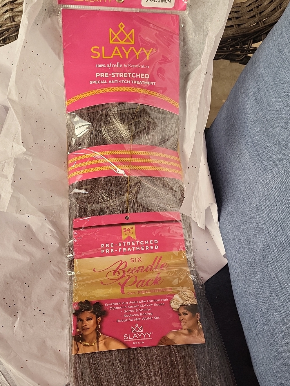 SLAYYY Pre-Stretched Anti-Treatment Braiding Hair